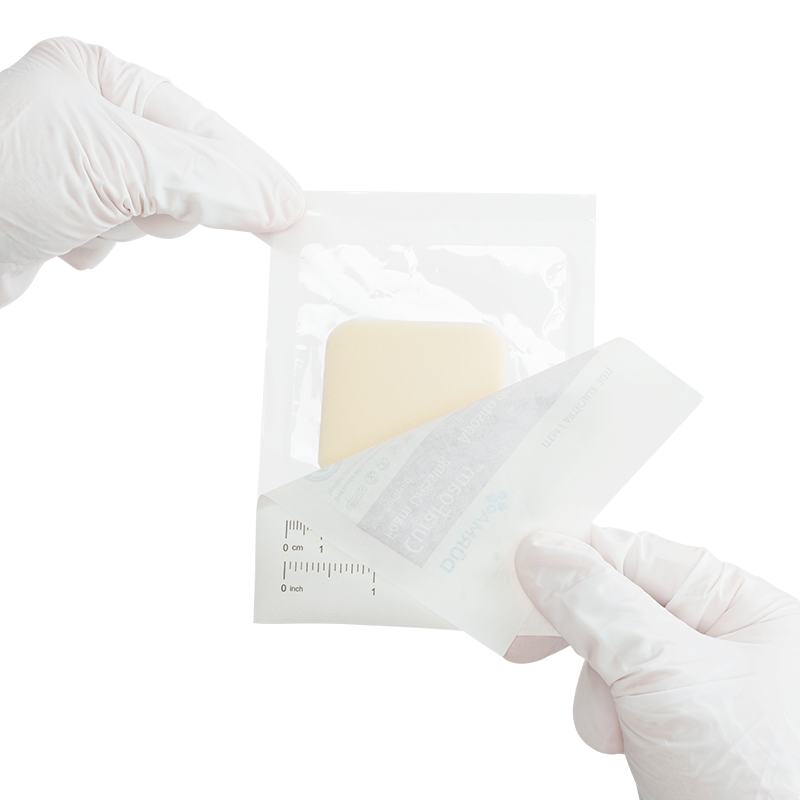 CuraFoam - Foam Dressing, 2" x 2" - 10 pcs per Box/12 boxes per Case