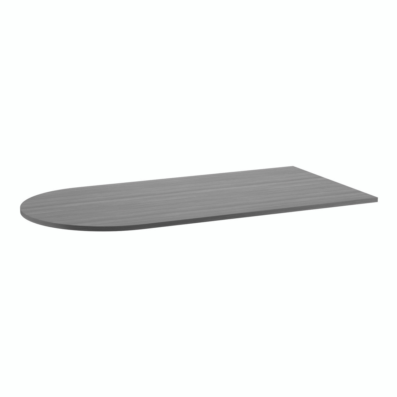 OfficeSource OS Laminate 66"W Bullet Top - Coastal Gray