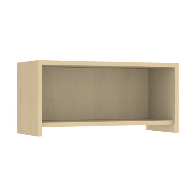 OfficeSource Laminate Wall Mounted Open Hutch - 36.5''W - Maple