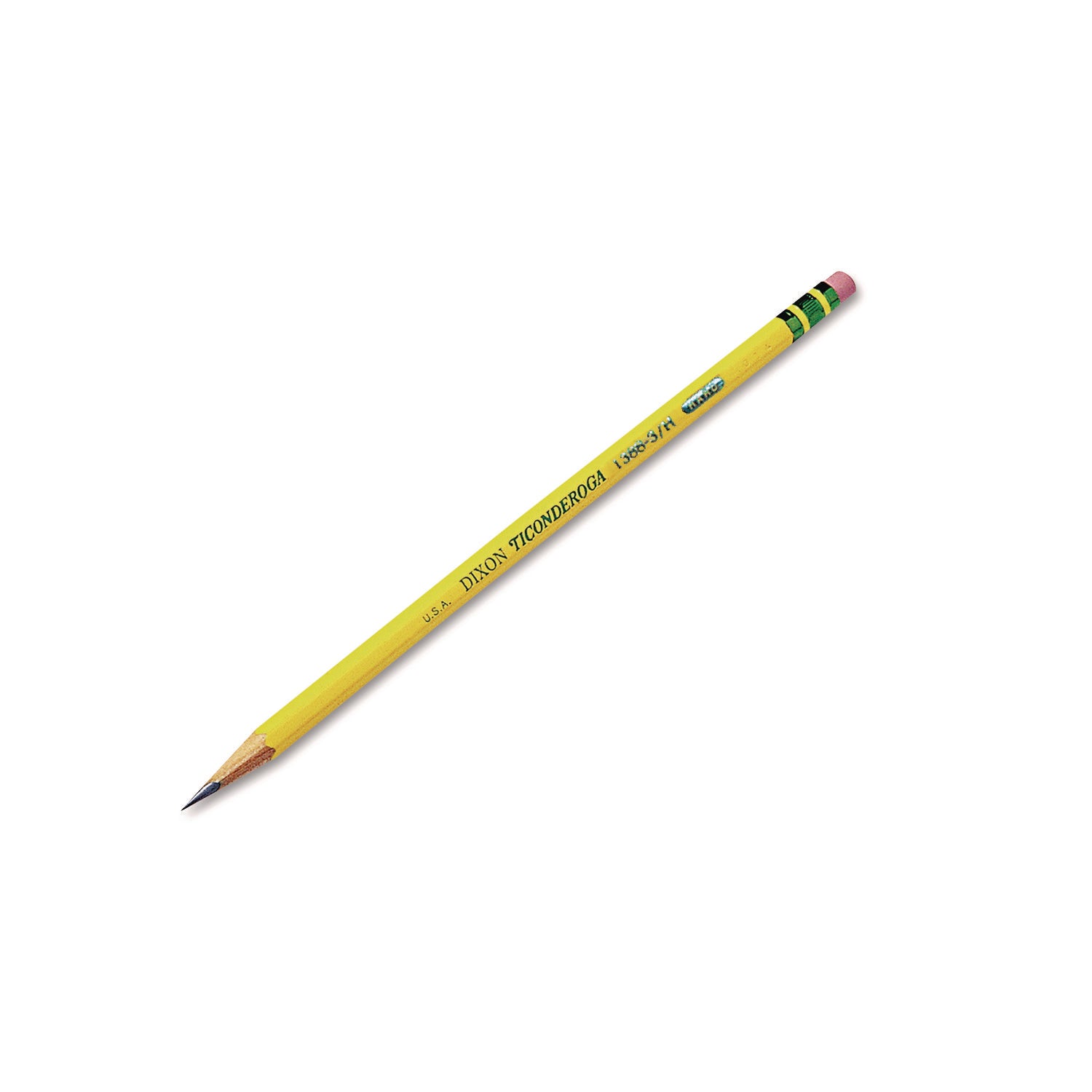 Ticonderoga Wood-Cased Pencils - Black Lead - #3 - Yellow Barrel - 1 Dozen