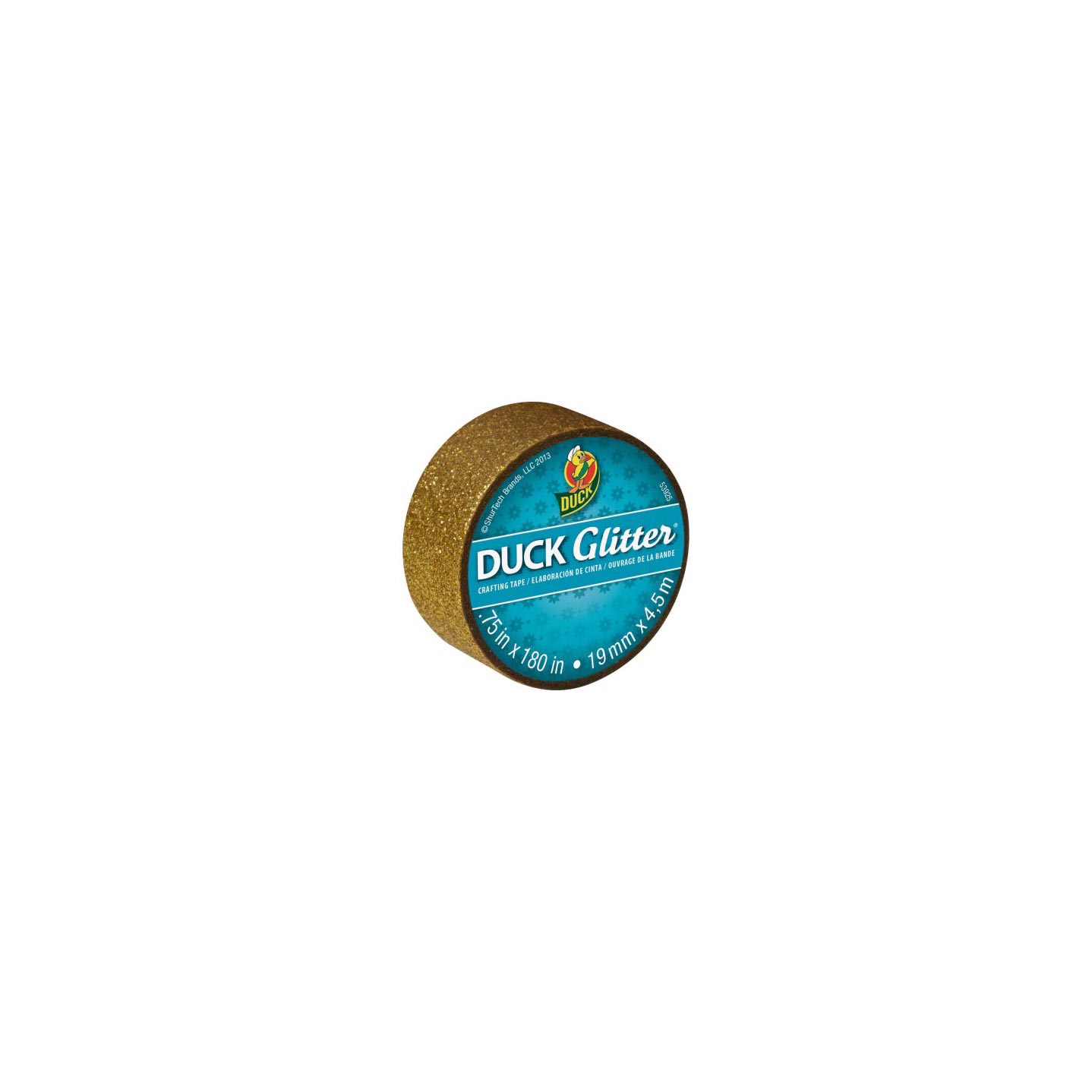 Duck Brand .75 in X 5 Yd Gold Glitter Crafting Tape