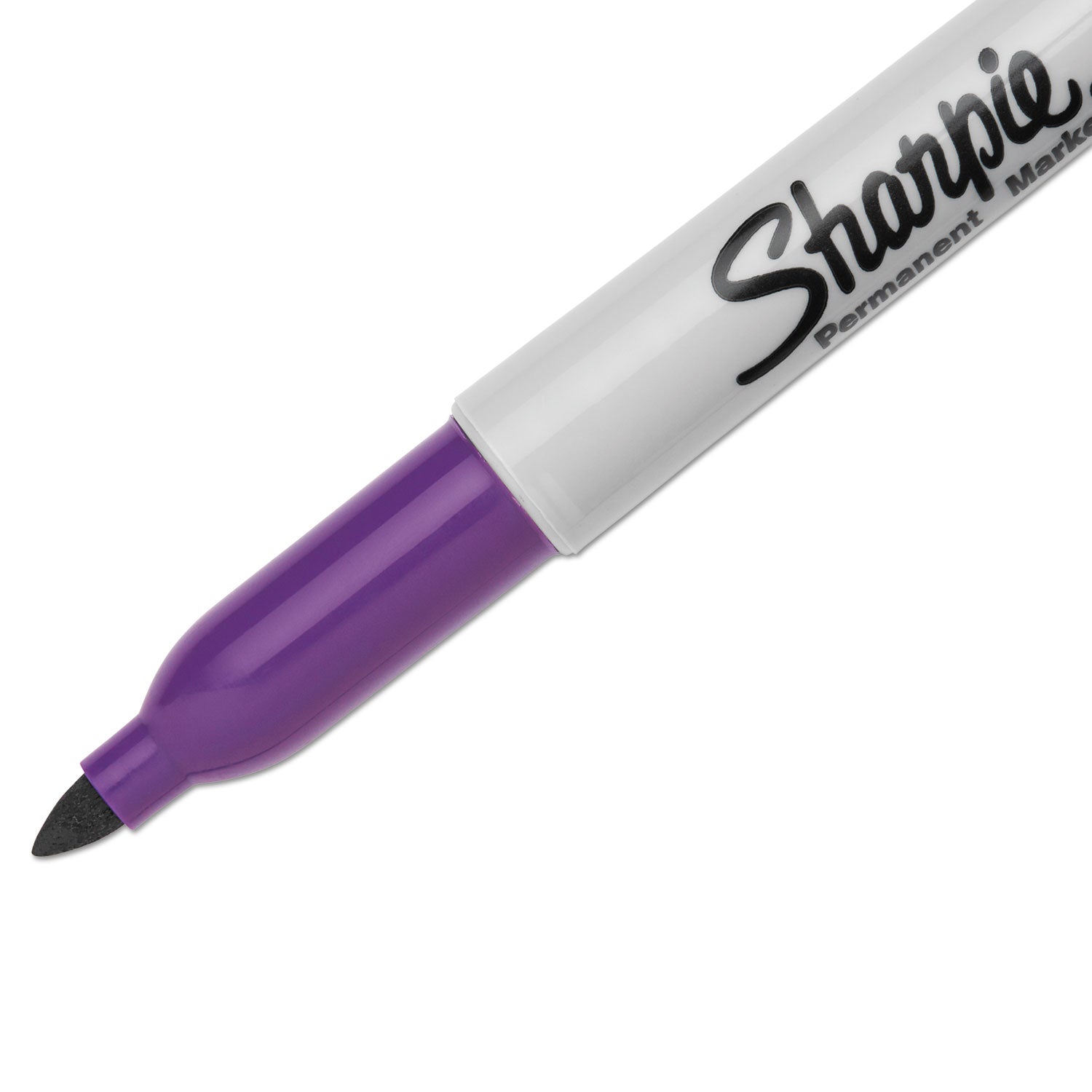 Sharpie Fine Point Permanent Marker - 1 mm Fine Marker Point - Purple Ink - 1 Dozen