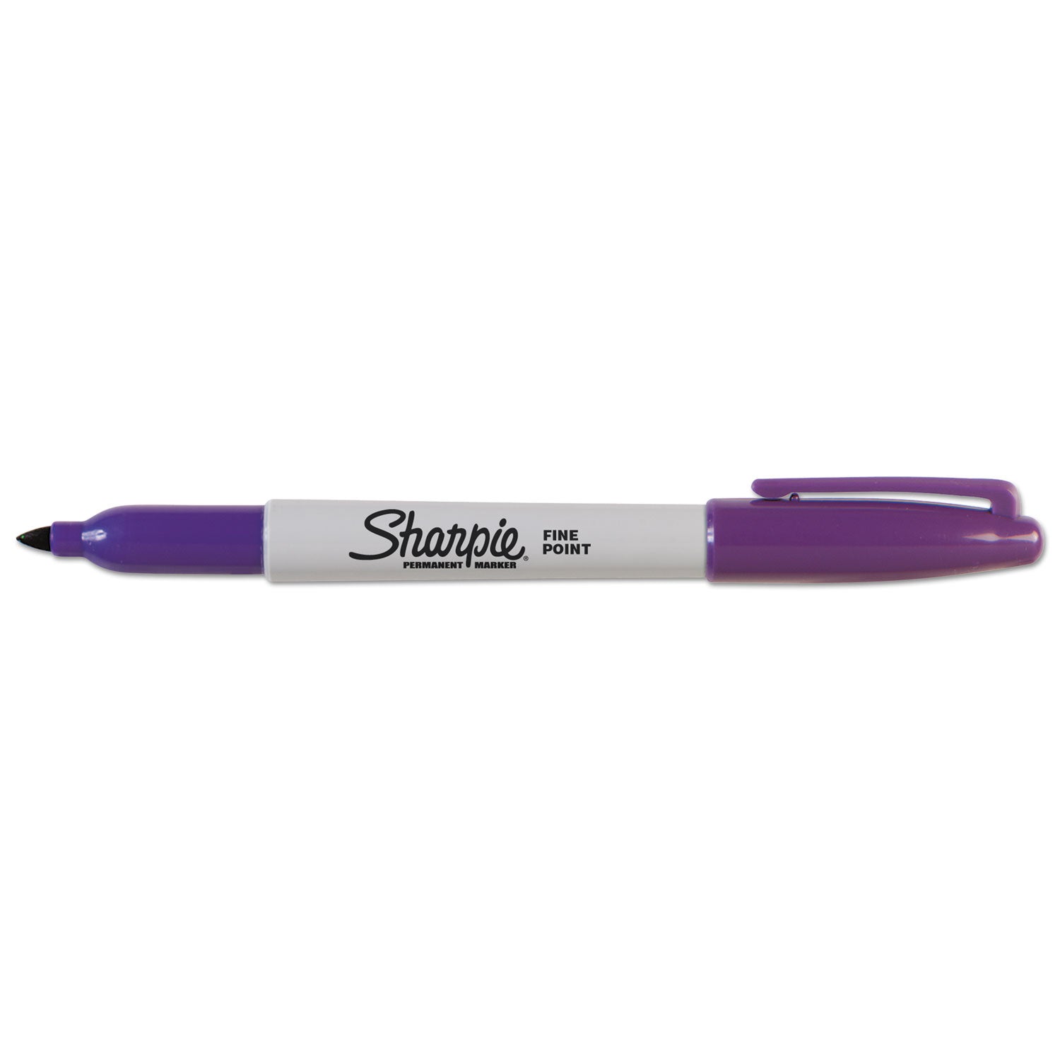 Sharpie Fine Point Permanent Marker - 1 mm Fine Marker Point - Purple Ink - 1 Dozen
