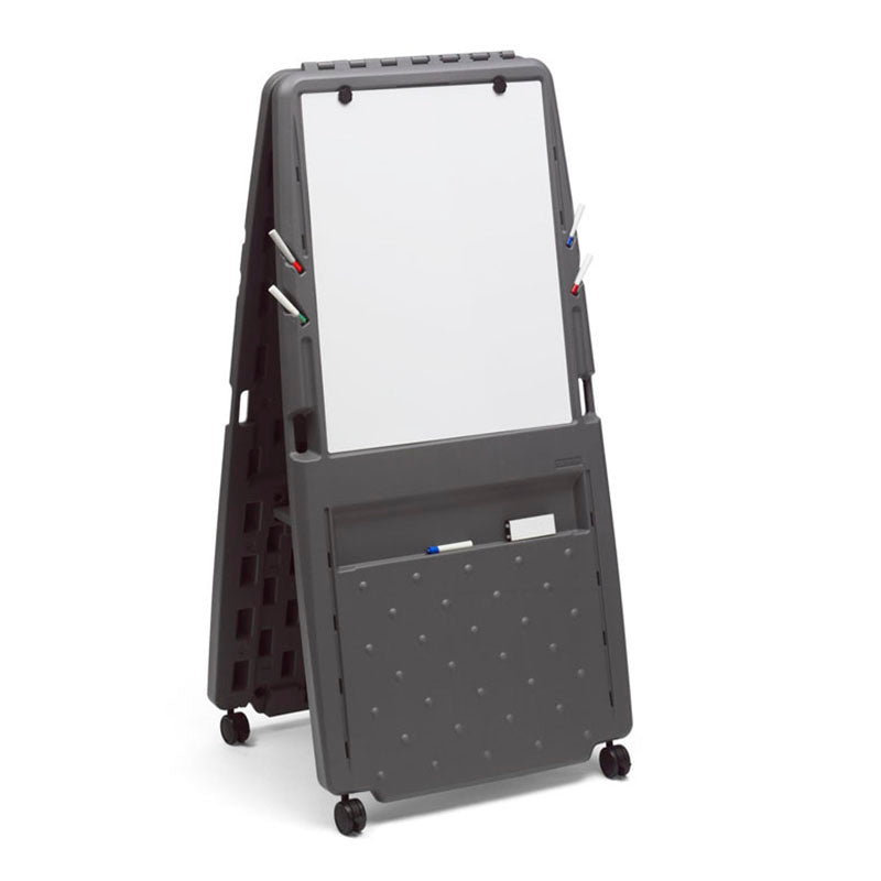 Ingenuity™ Presentation Flipchart Easel, Dry Erase Surface, Charcoal