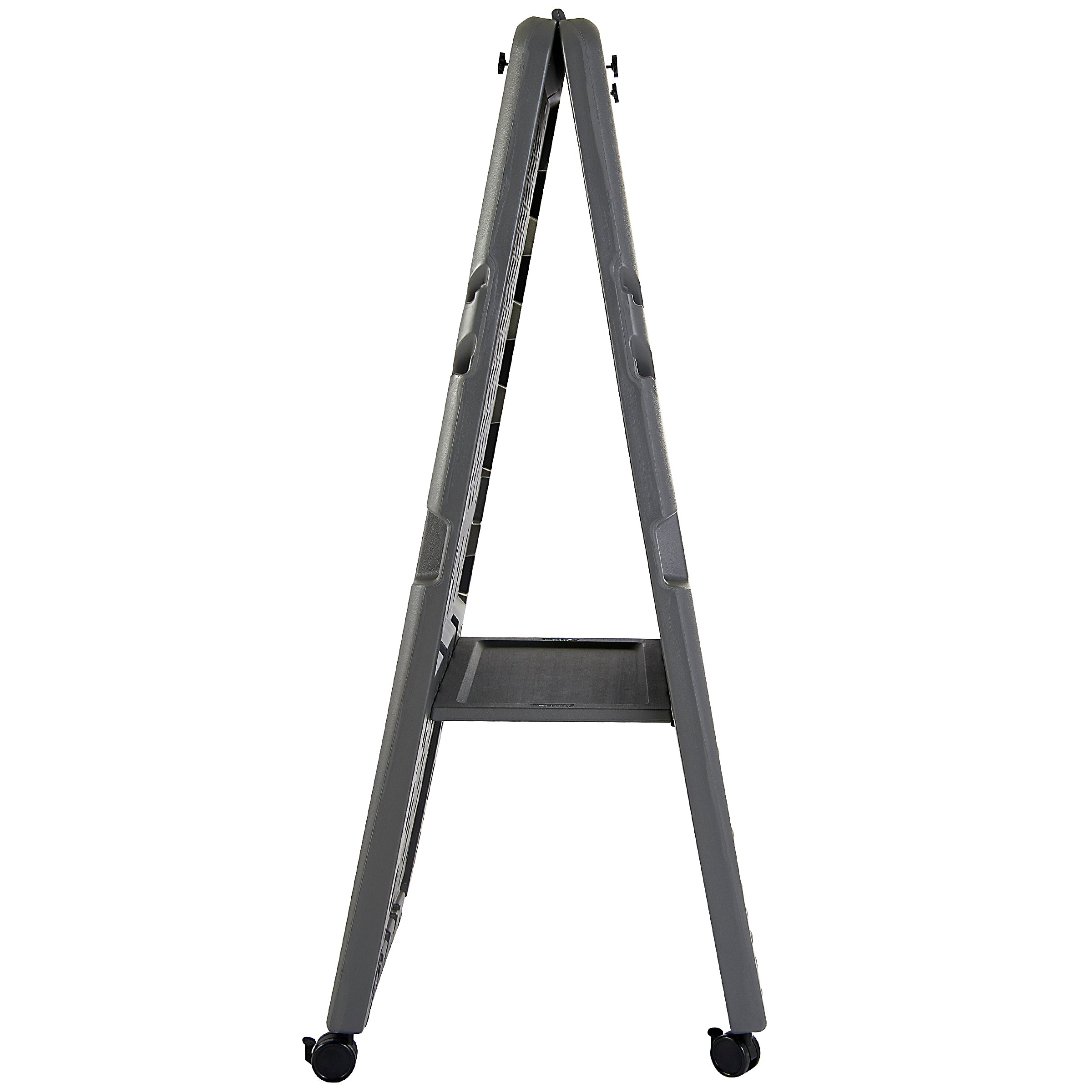 Ingenuity™ Presentation Flipchart Easel, Dry Erase Surface, Charcoal