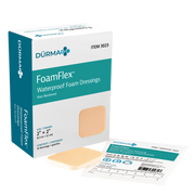 FoamFlex - Waterproof Foam Dressing Non-Bordered, 2" x 2" - 10 pcs per Box/12 boxes per Case