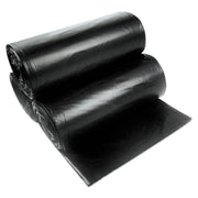 Heritage AccuFit 1.3mil Black Can Liners, 23 gal, 75 lb Capacity, 45" x 28", 25/Roll, 8 Rolls/Carton