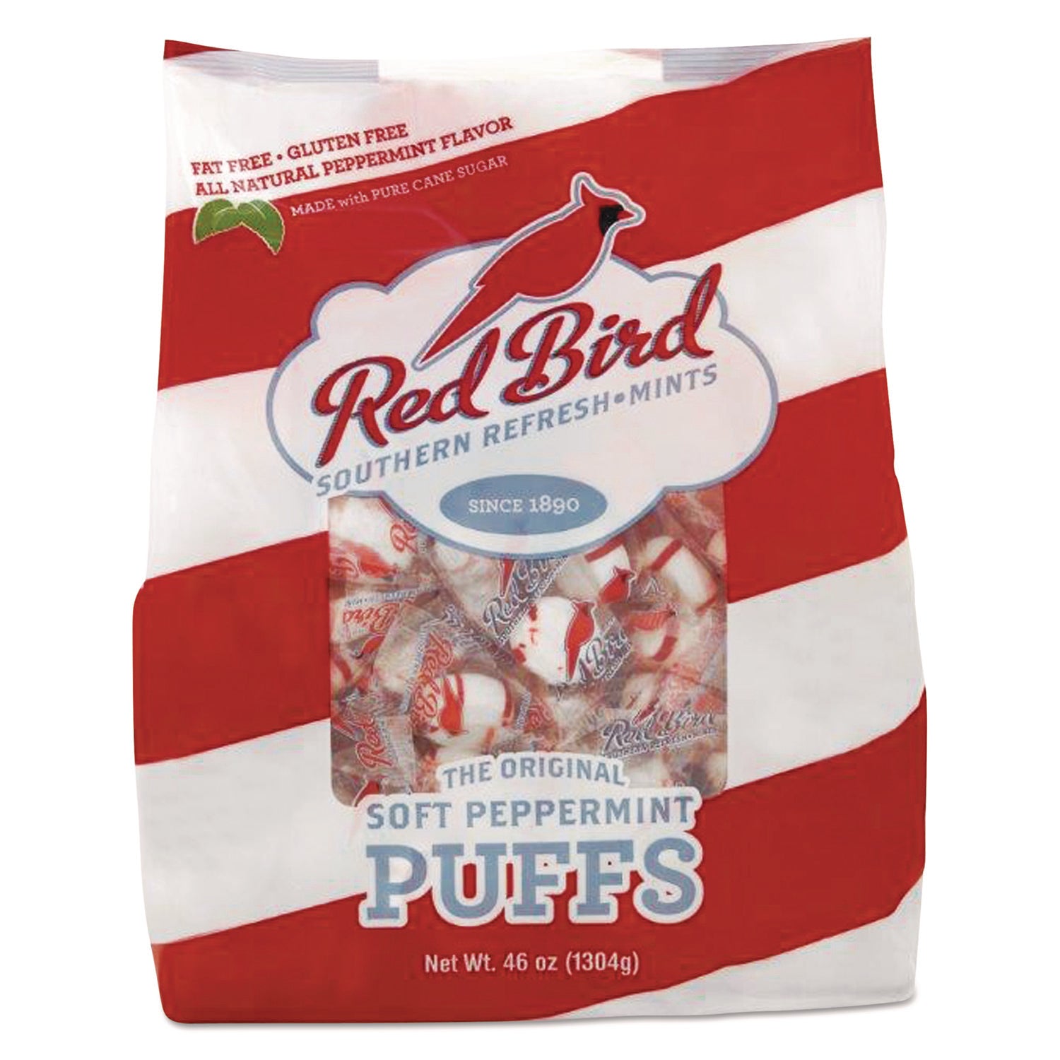 Peppermint Puffs, Peppermint, Tub, 46 Oz