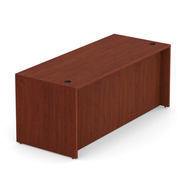 OfficeSource Laminate Desk Shell - 71"W x 30"D - Cherry