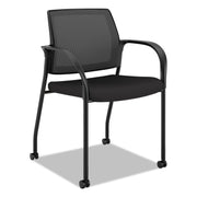 Foam Seat Material - Mesh Back Material - Four-legged Base - Black - 1 Each