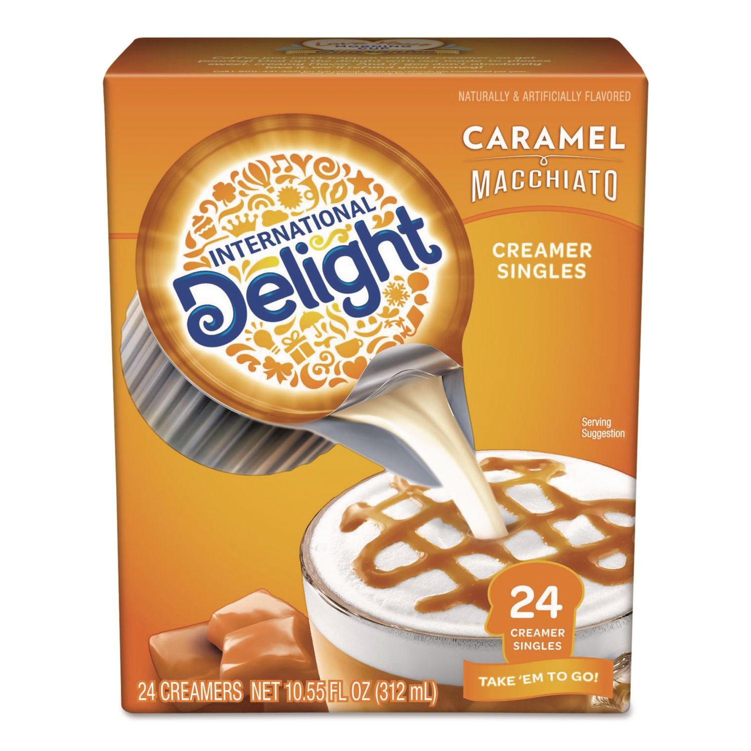 Caramel Macchiato Flavor - 0.50 fl oz (15 mL) - 1 Serving - 24/Box - 6 / Carton