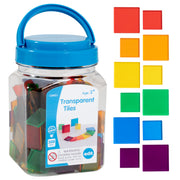 Transparent Tiles- Mini Jar - Set of 300