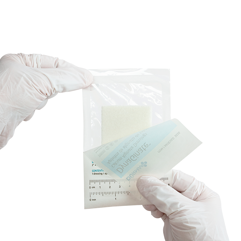 DynaGinate - Calcium Alginate Dressing, 2" x 2" - 10 pcs per Box/12 boxes per Case