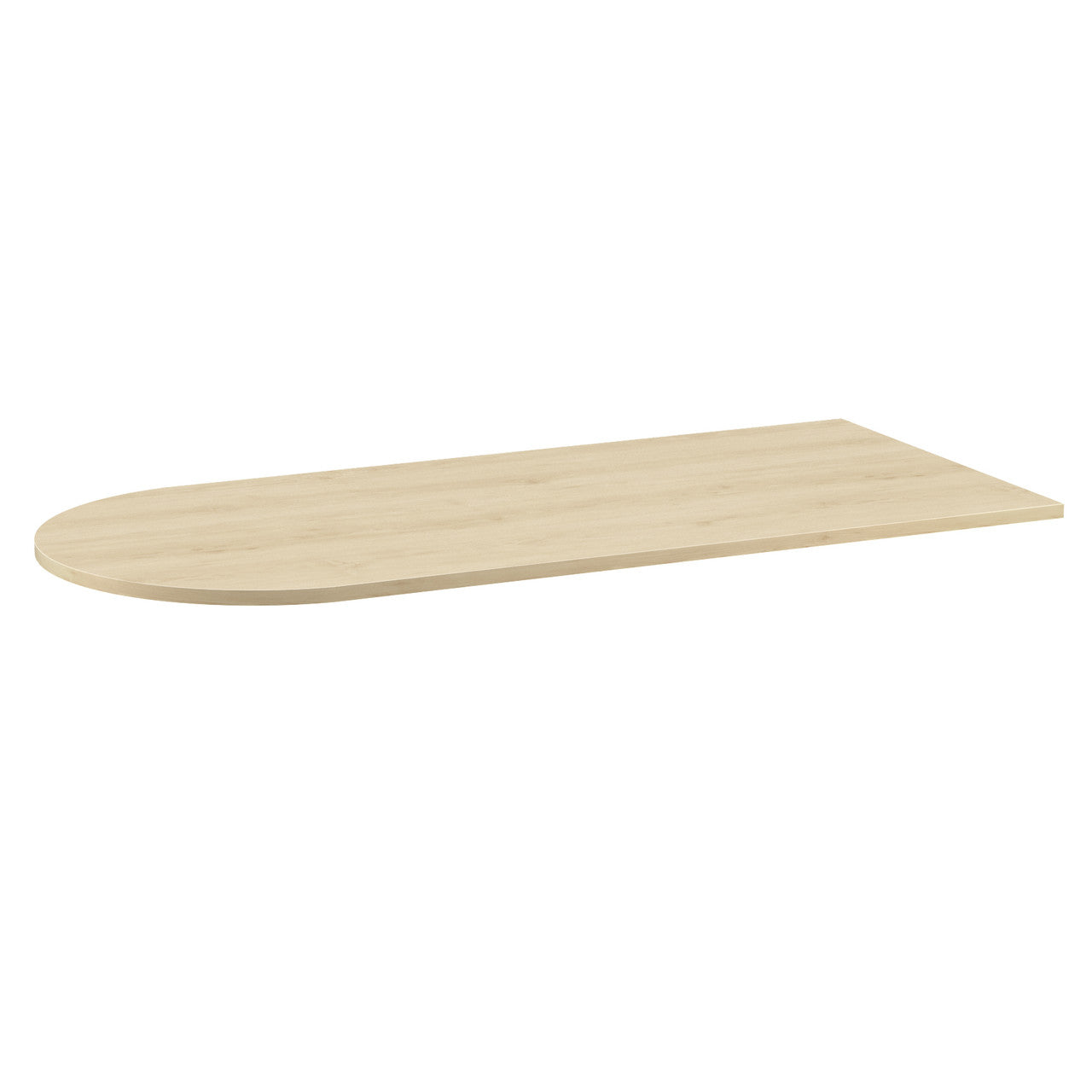 OfficeSource OS Laminate 66"W Bullet Top - Maple