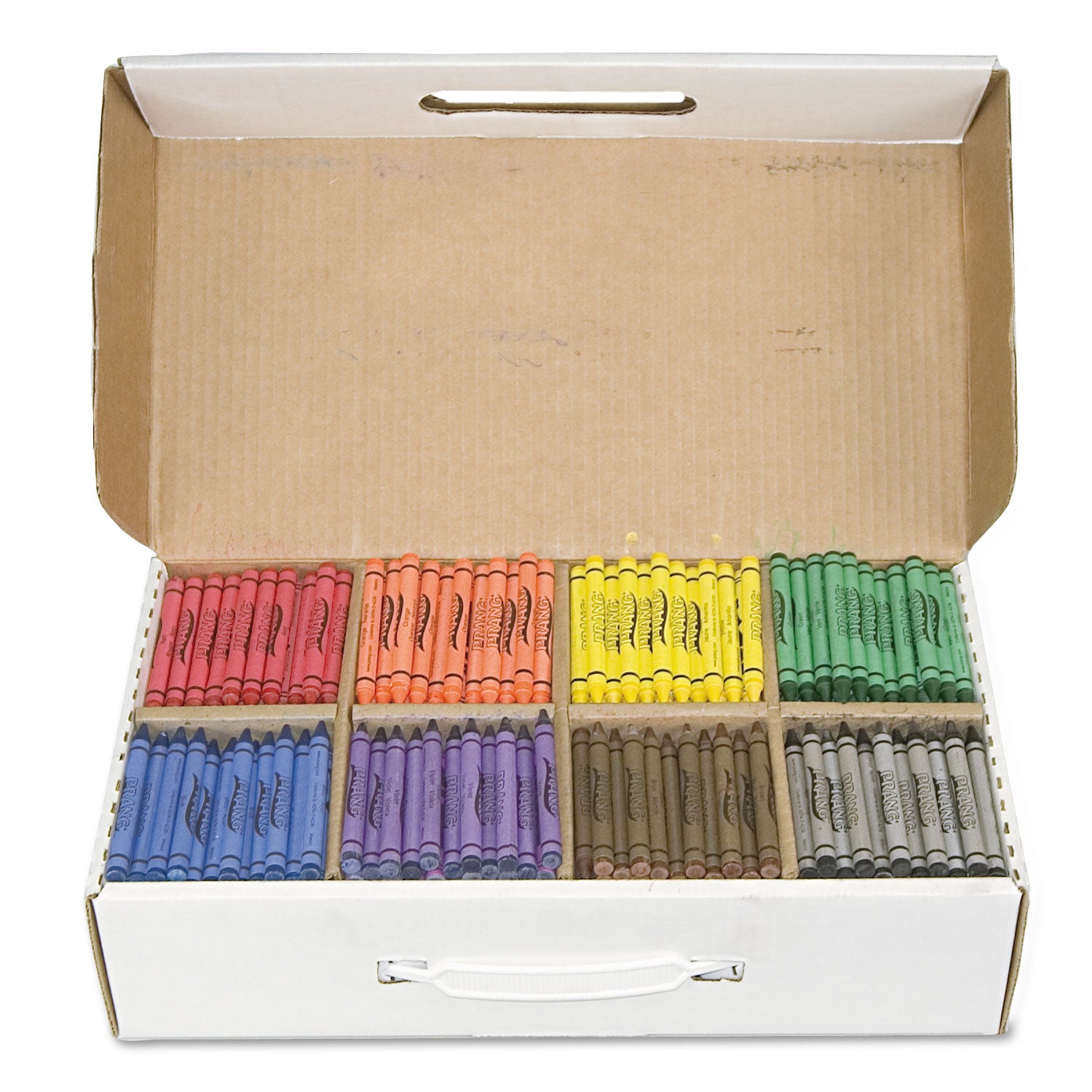 Crayons Master Pack, 8 Colors (100 Each), 800 Count