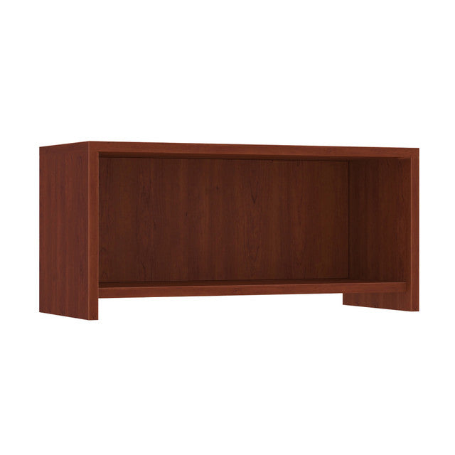 OfficeSource Laminate Wall Mounted Open Hutch - 36.5''W - Cherry