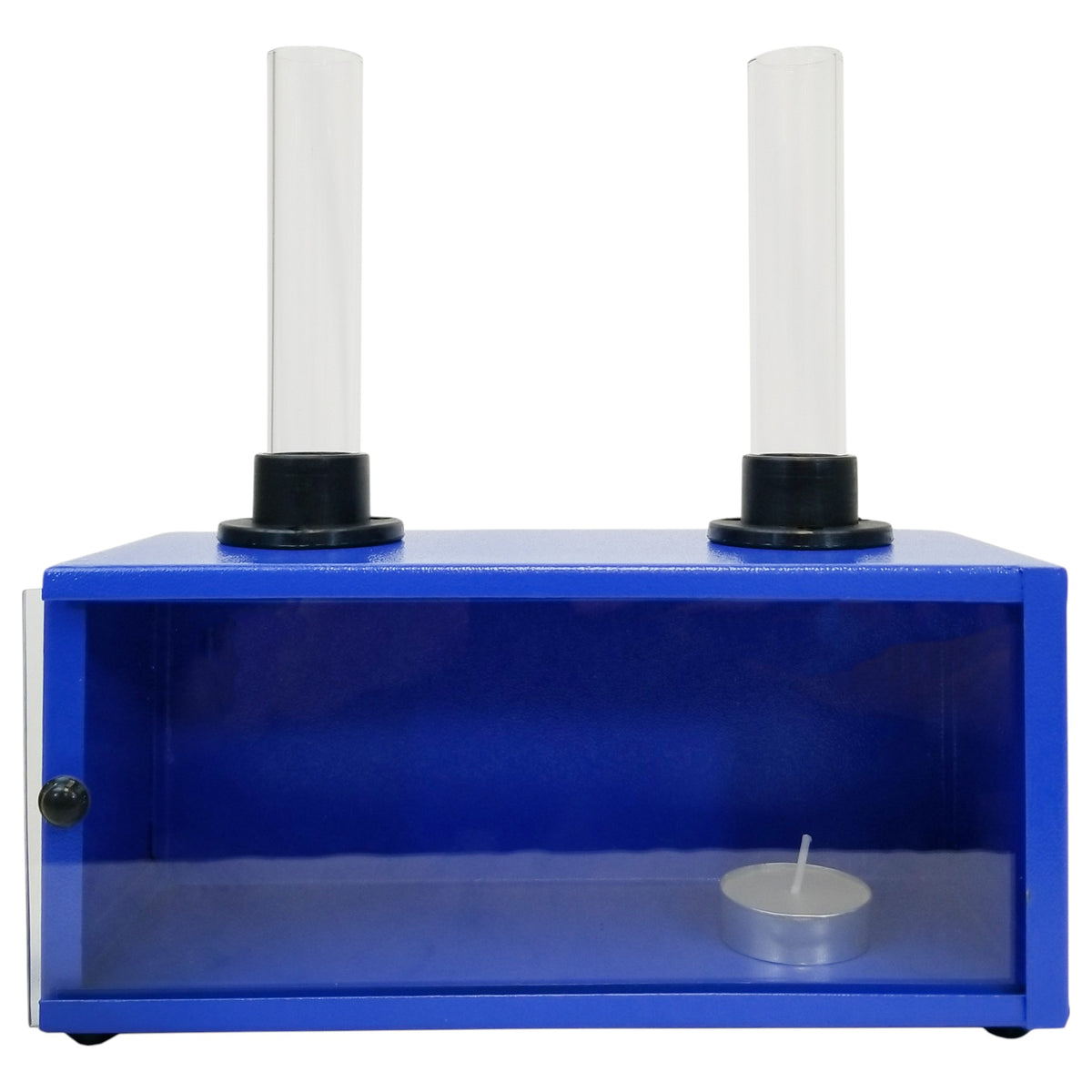 Convection Box with Glass Front and Back Panel and Glass Chimney, Pack of 5
