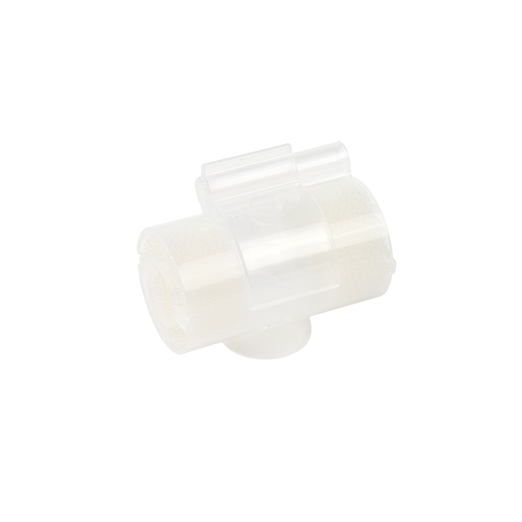 Heat Moisture Exchanger (HME) 1250 Tracheostomy, T-Shape, w/ Suction Port  - 50 Boxes per Case