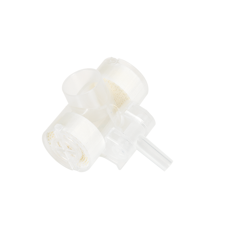 Heat Moisture Exchanger (HME) 1500 Tracheostomy, T-Shape, w/ Swivel Oxygen Port, 50 Boxes per Case