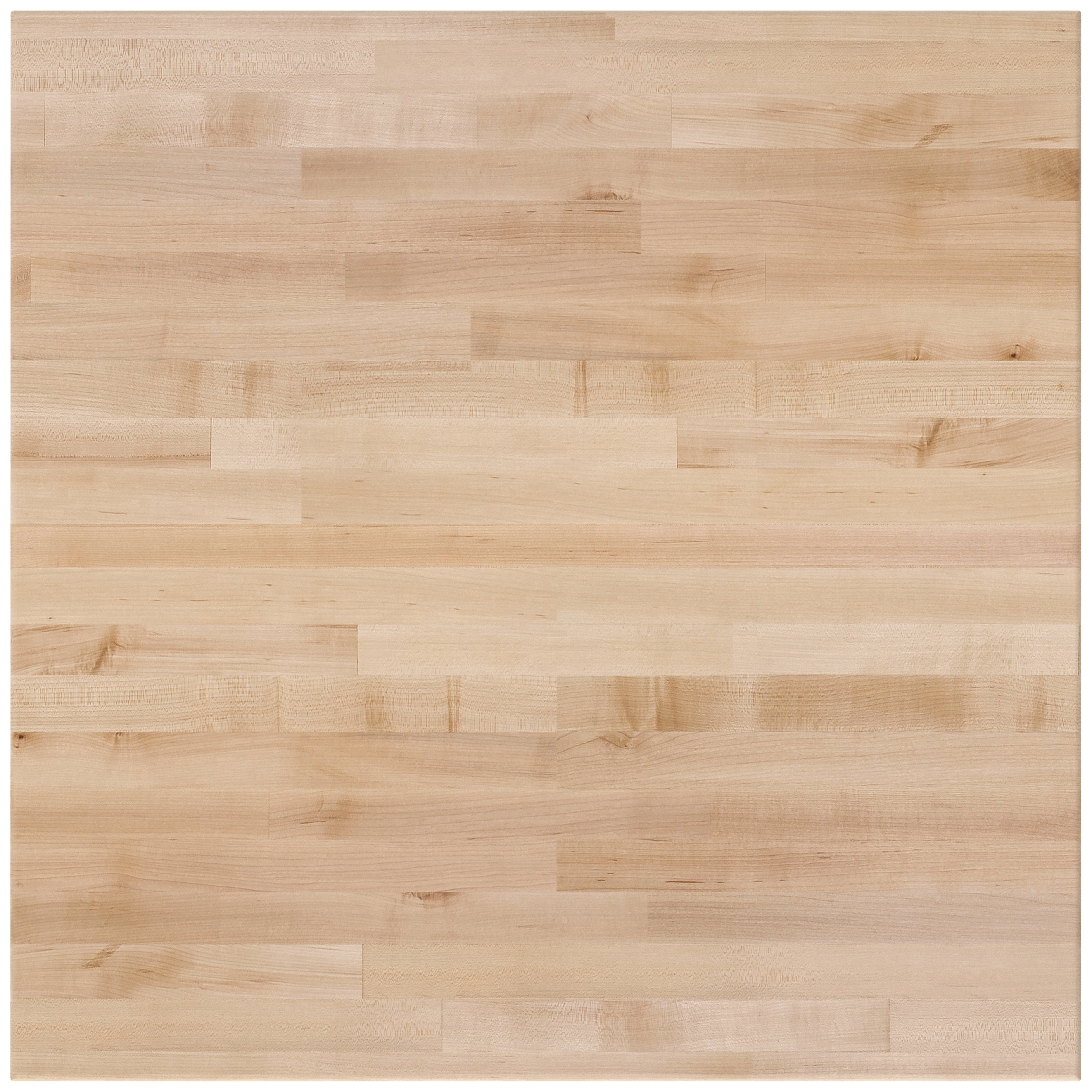 NPS® Aero-Lift Table, Wood Frame, 30" x 30", Butcherblock Top, Surface Color: Maple, Frame Color: Black (Optional Book Compartment Add On)