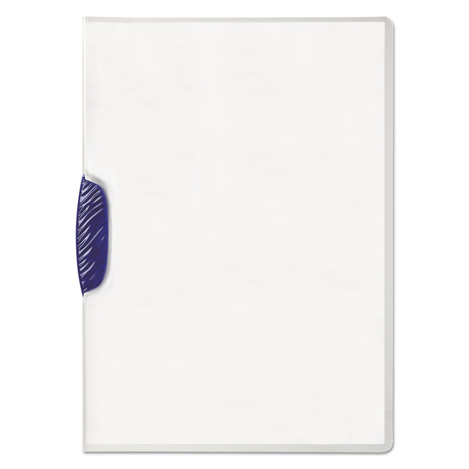SWINGCLIP Letter Report Cover - 8 1/2" x 11" - 30 Sheets Capacity - Polypropylene - Dark Blue - Wear Resistant - 25 / Box