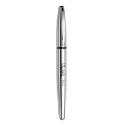 Fine Pen Point - Refillable - Black Ink - Stainless Steel Stainless Steel Barrel - 1 Pack