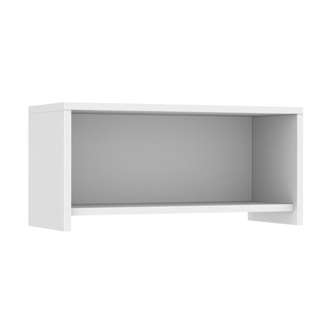 OfficeSource Laminate Wall Mounted Open Hutch - 36.5''W - White