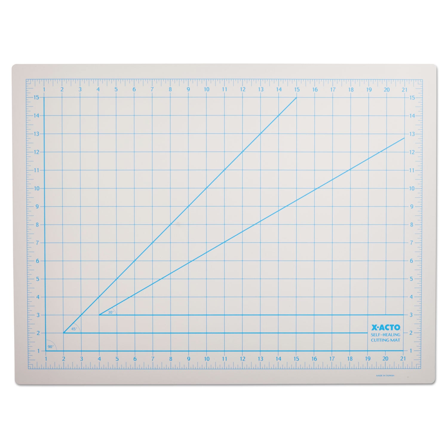 Elmer's X-ACTO Self-Healing Cutting Mats - Cutting - 24" Length x 18" Width - Rectangular - Polyvinyl Chloride (PVC) - Gray - 1 Each