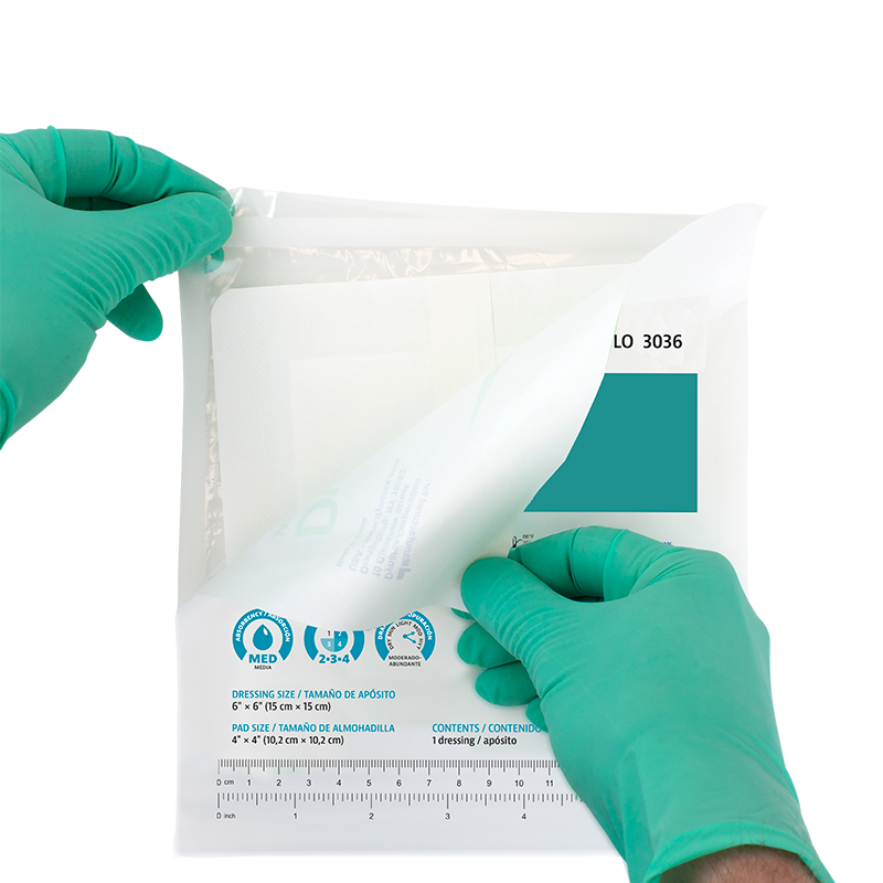 DynaGuard - Waterproof Composite Dressing, 6" x 6" - 10 pcs per Box/12 boxes per Case
