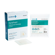 DynaFoam - Waterproof Dressing, Bordered, 4" x 4" - 10 pcs per Box/12 boxes per Case