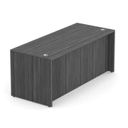OfficeSource Laminate Desk Shell - 71"W x 30"D - Coastal Gray