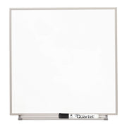 Quartet Matrix Whiteboard - 16" Board Height x 16" Board Width - White Surface - Magnetic, Durable - Silver Aluminum Frame - 1 Each