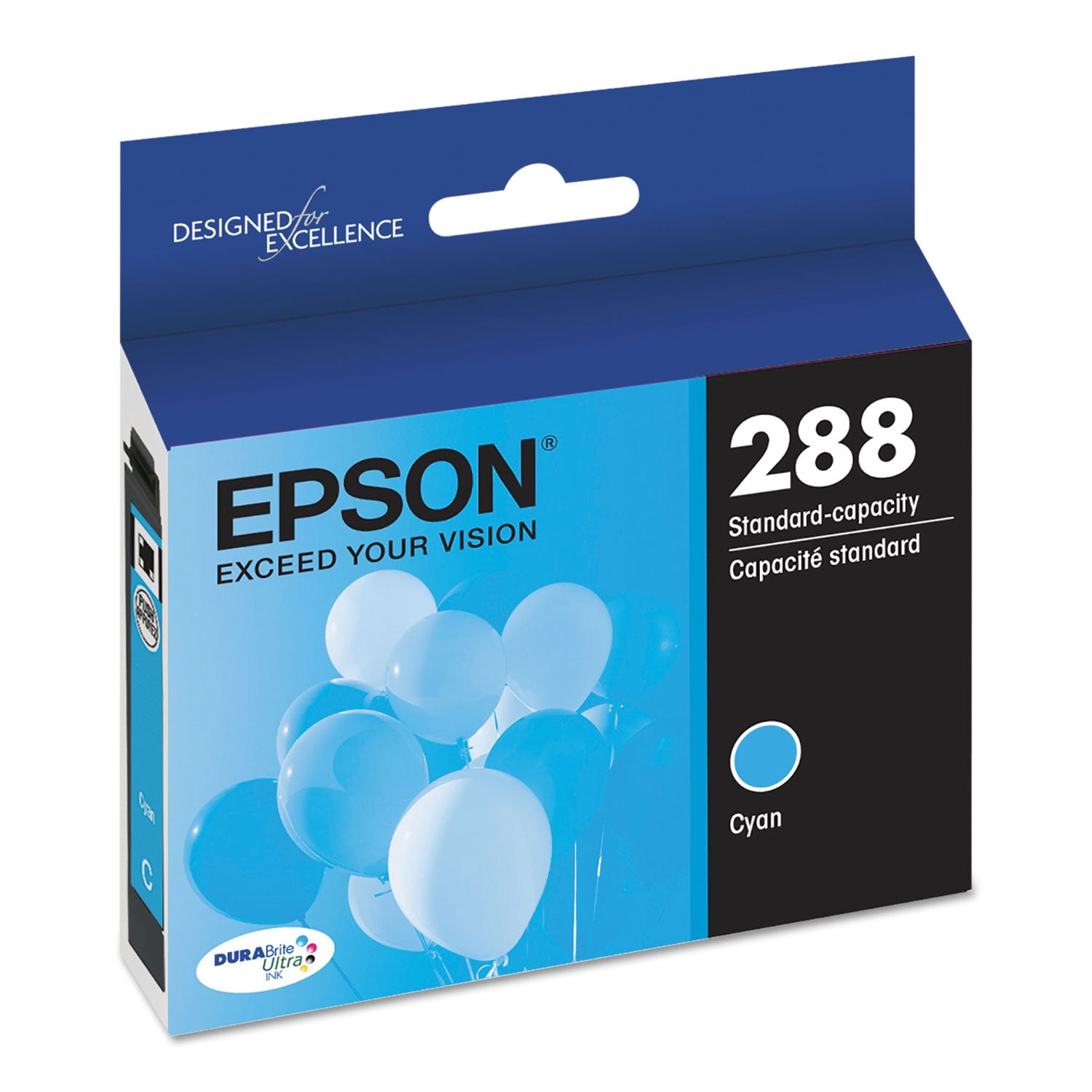 Epson DURABrite Ultra T288 Original Standard Yield Inkjet Ink Cartridge - Cyan - 1 Each
