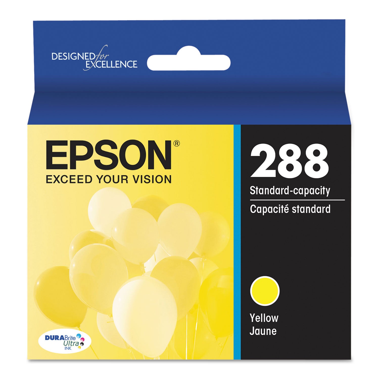 Epson DURABrite Ultra T288 Original Standard Yield Inkjet Ink Cartridge - Yellow - 1 Each