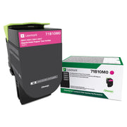 Lexmark Unison Original Laser Toner Cartridge, Magenta, 1 Each, 2300 Page Yield