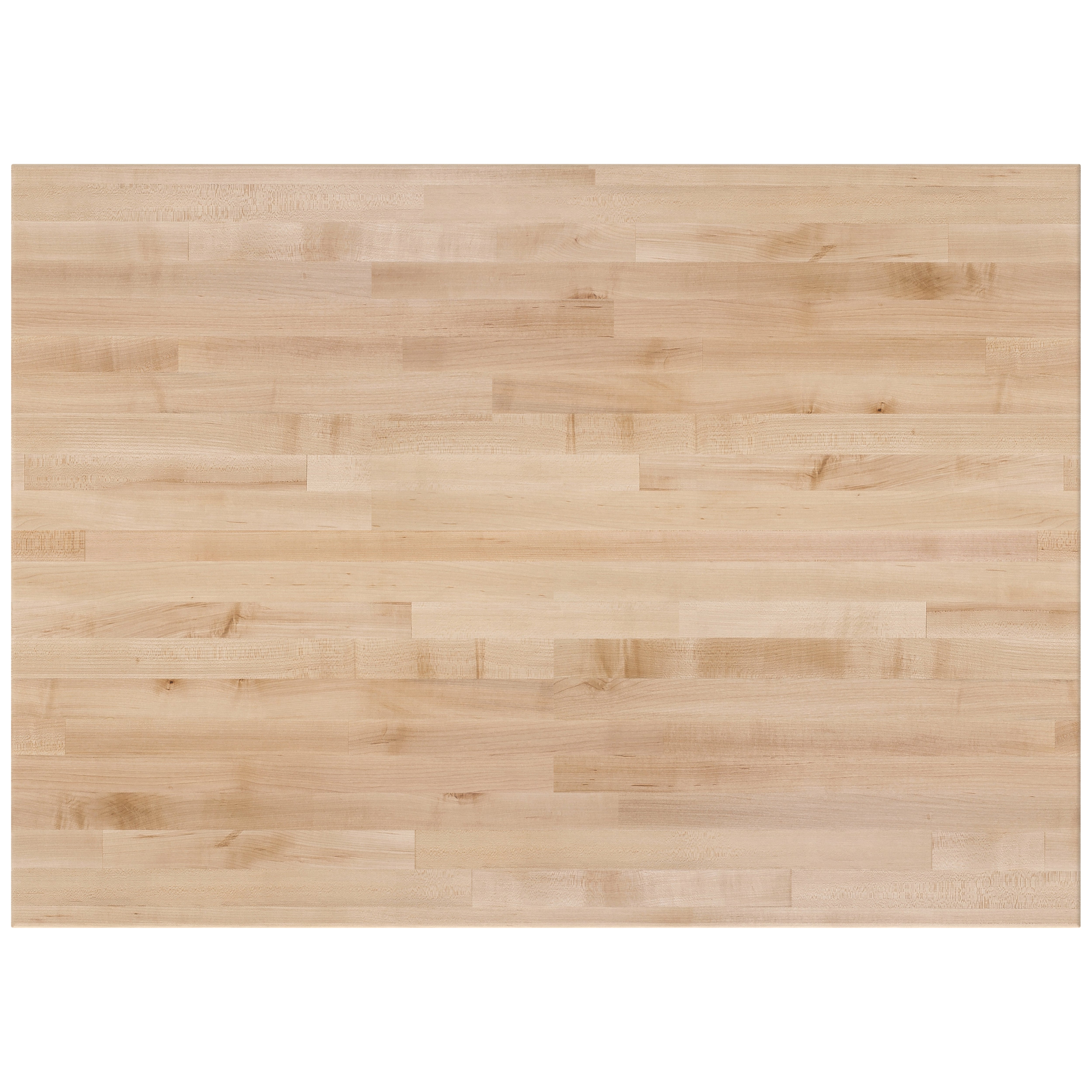 NPS® Aero-Lift Table, Wood Frame, 30" x 42", Butcherblock Top, Surface Color: Maple, Frame Color: Black (Optional Book Compartment Add On)