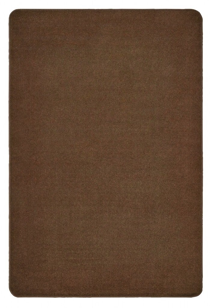Mt Shasta Solids Collection Carpet Cocoa Brown  - 8ft 4in x 12ft - Rectangle - Cocoa