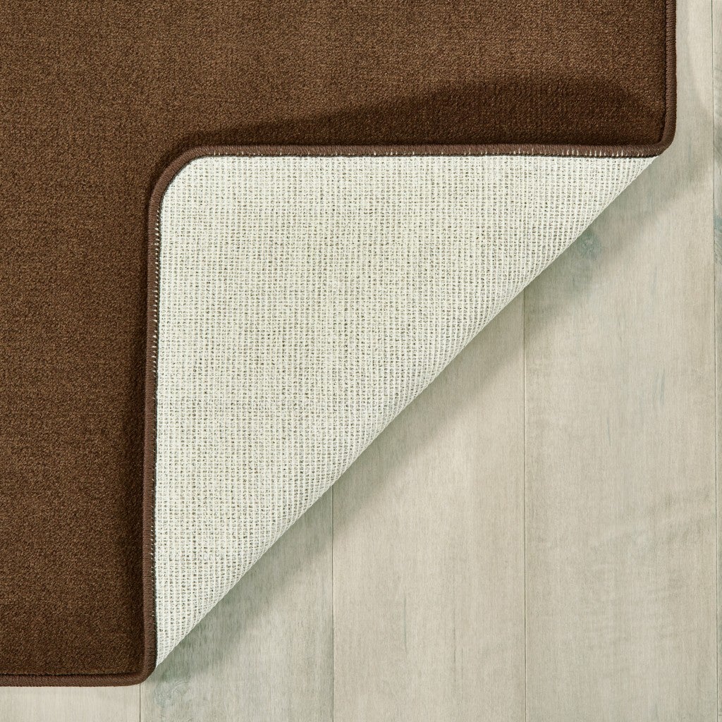 Mt Shasta Solids Collection Carpet Cocoa Brown  - 8ft 4in x 12ft - Rectangle - Cocoa