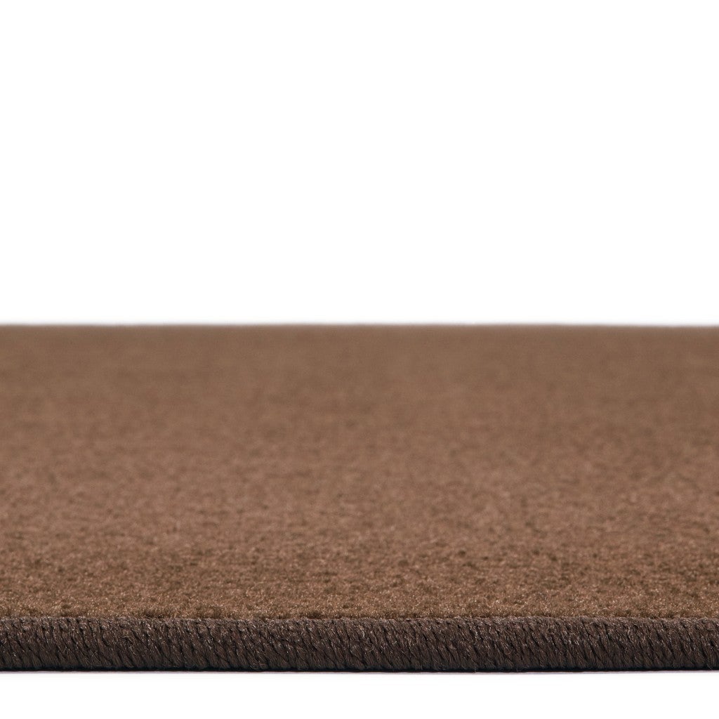 Mt Shasta Solids Collection Carpet Cocoa Brown - 7ft 6in x 12ft - Rectangle - Cocoa