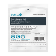DynaFoam AG - Bordered Foam Dressing, 4" x 4"- 10 pcs per Box/10 Boxes per Case