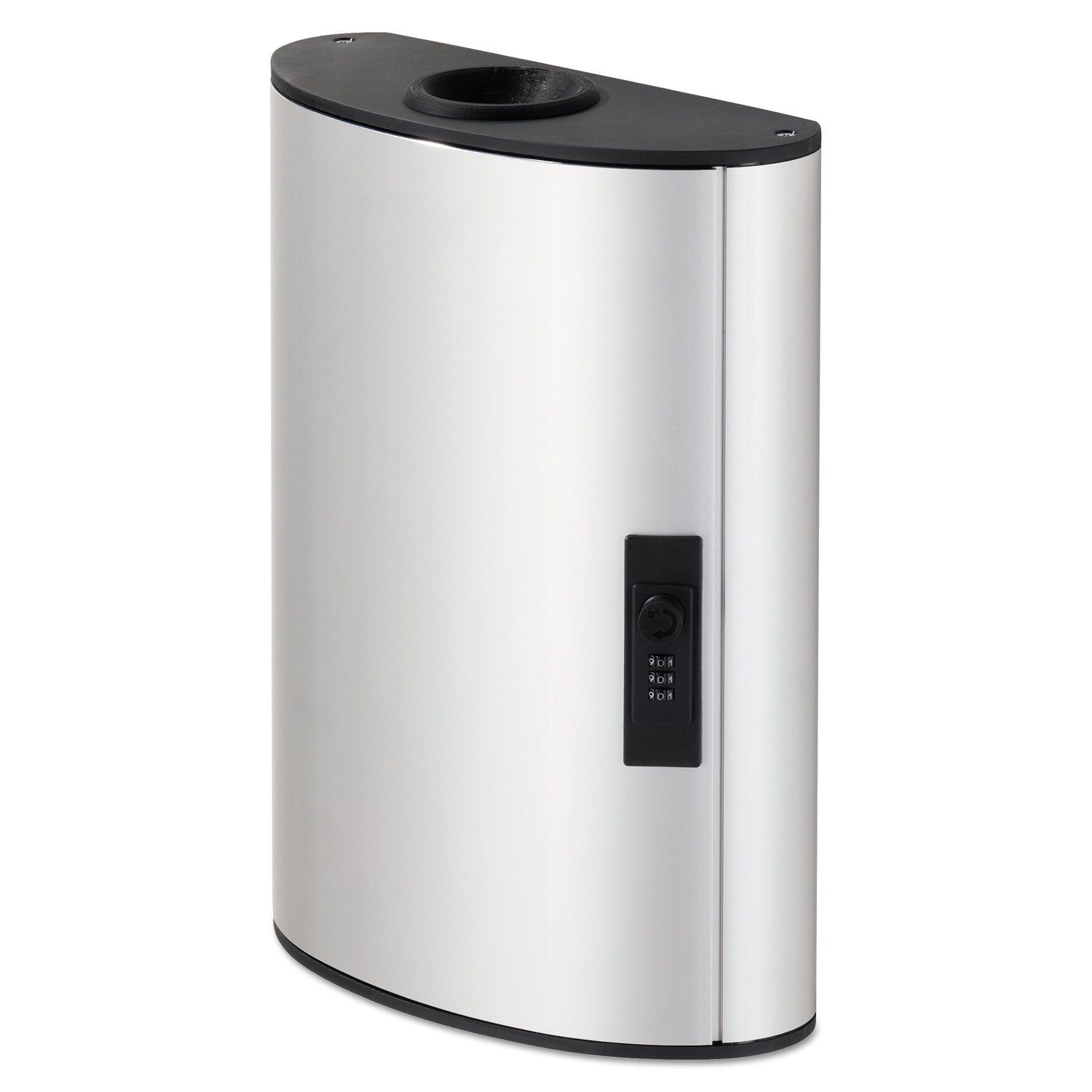 11.8" Width x 4.6" Depth x 15.5" Height - Lockable - Silver - Aluminum