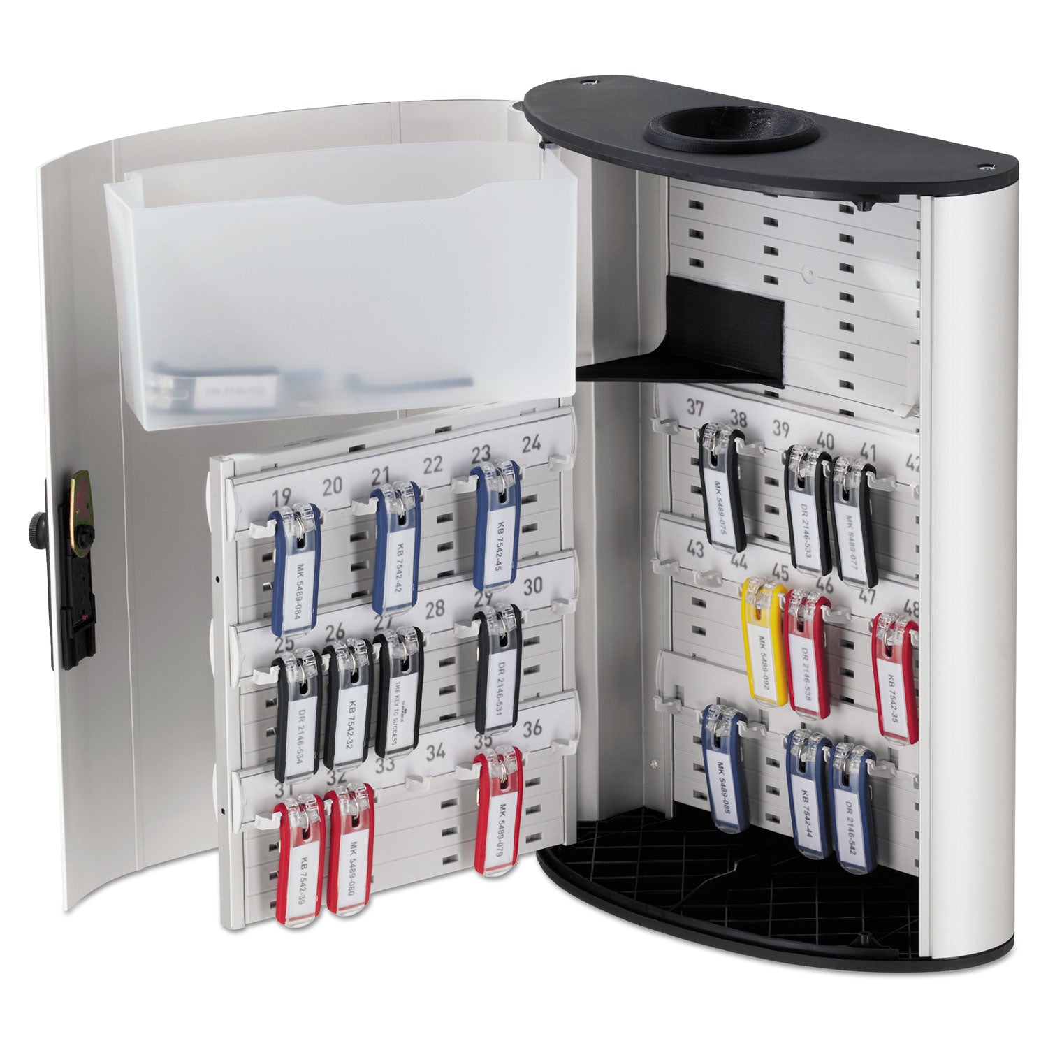 11.8" Width x 4.6" Depth x 15.5" Height - Lockable - Silver - Aluminum