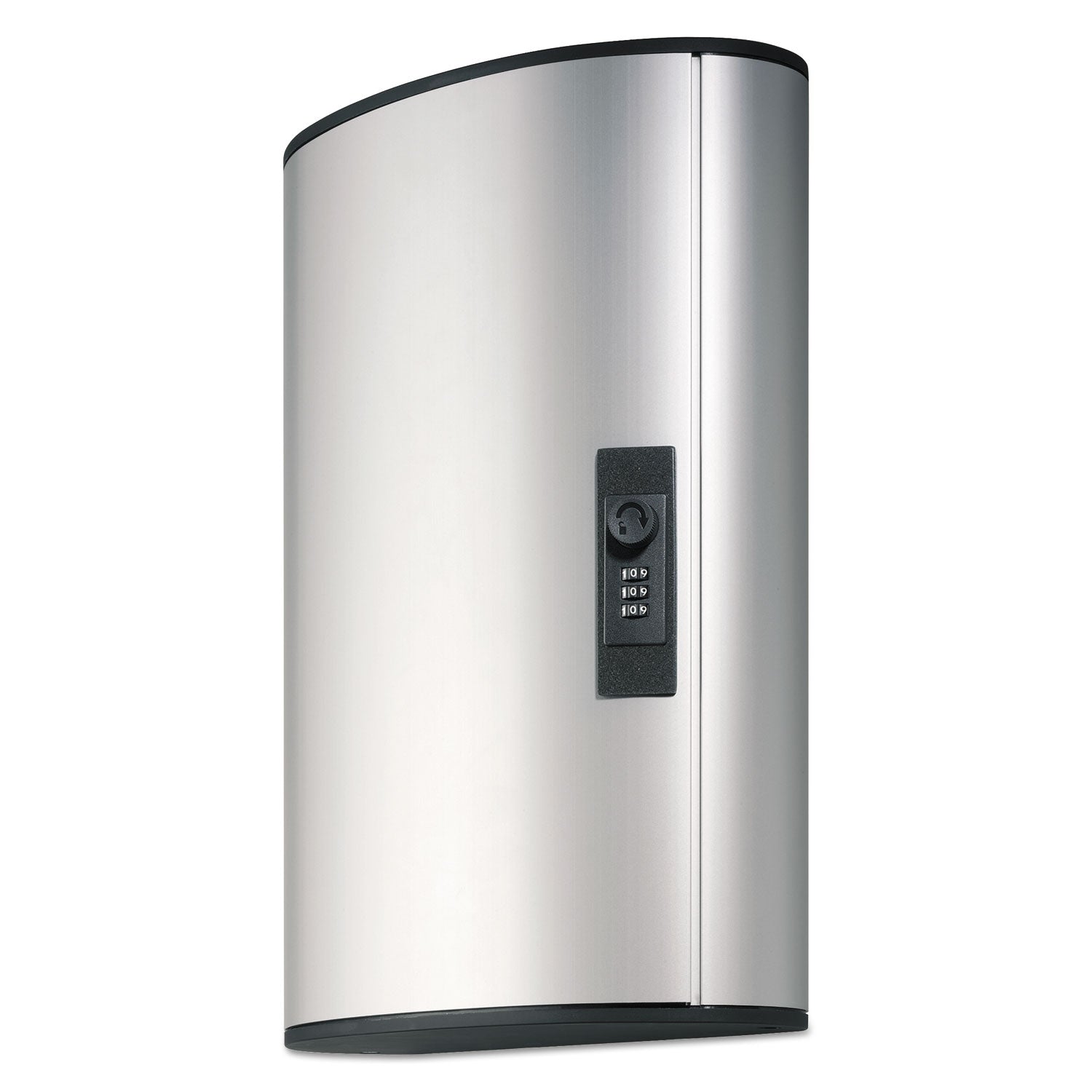 11.1" Width x 4.8" Depth x 15.7" Height - Security Lock - Silver - Aluminum