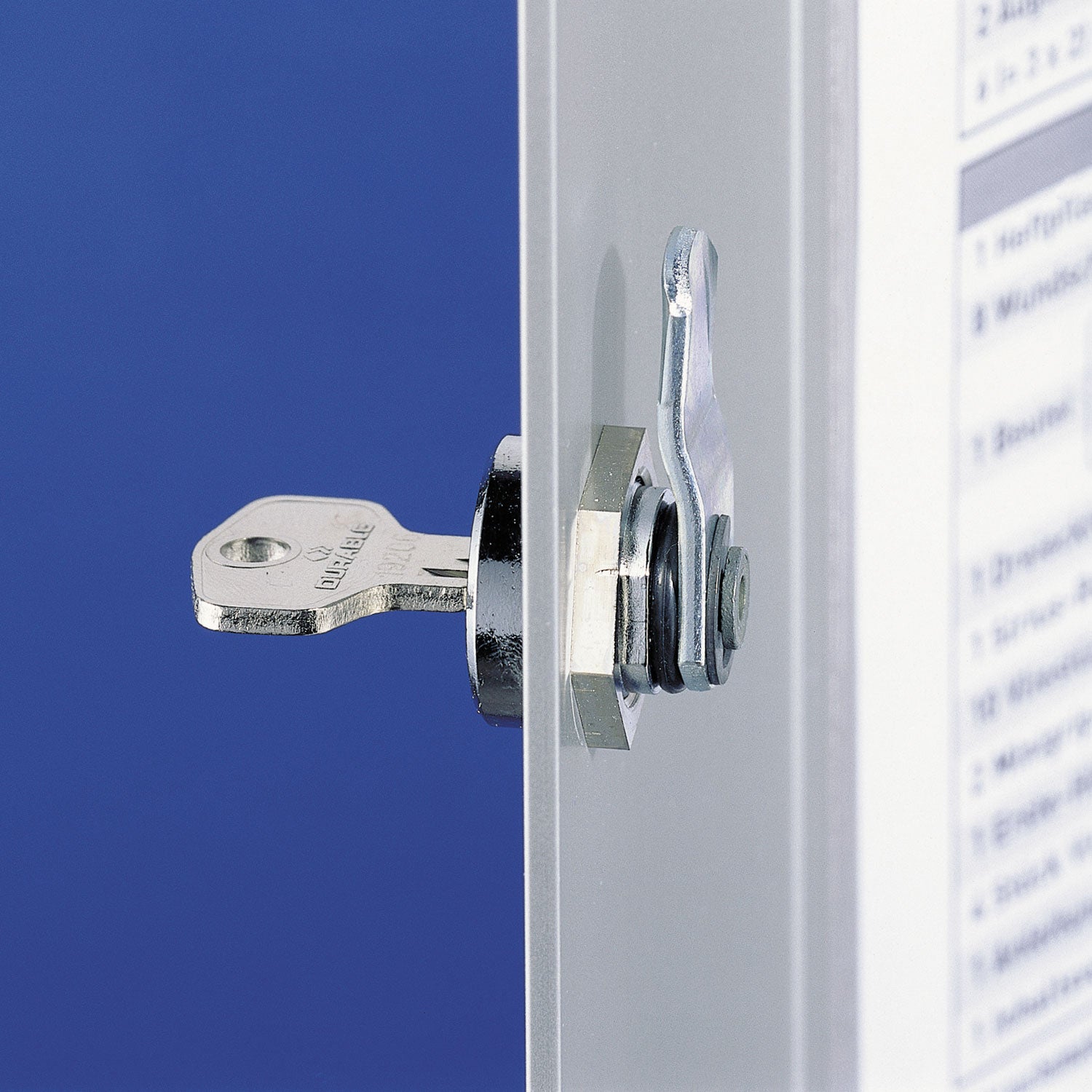 11.9" Width x 4.8" Depth x 15.7" Height - 1 x Door(s) - Security Lock - Silver - Aluminum
