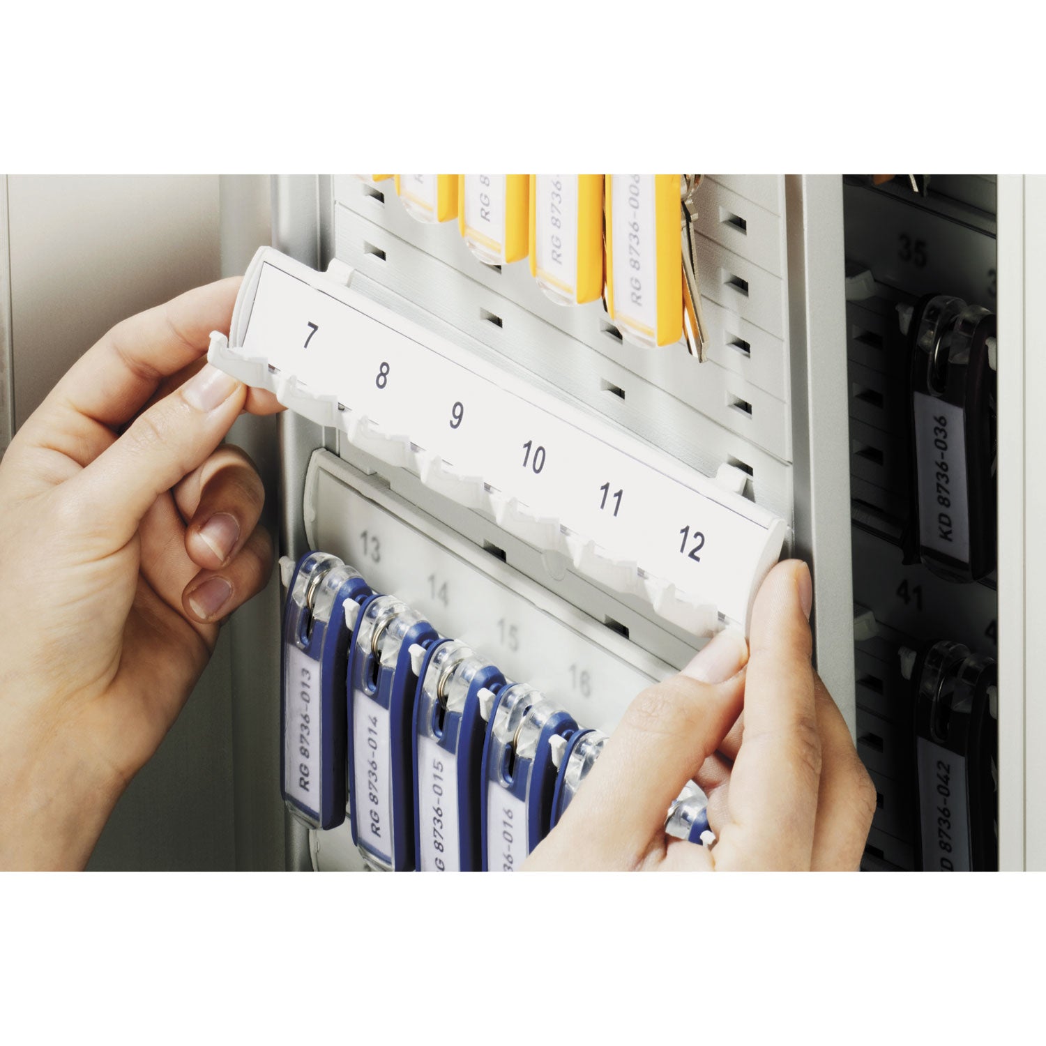 11.9" Width x 4.8" Depth x 15.7" Height - 1 x Door(s) - Security Lock - Silver - Aluminum