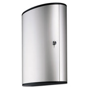 11.9" Width x 4.8" Depth x 15.7" Height - 1 x Door(s) - Security Lock - Silver - Aluminum
