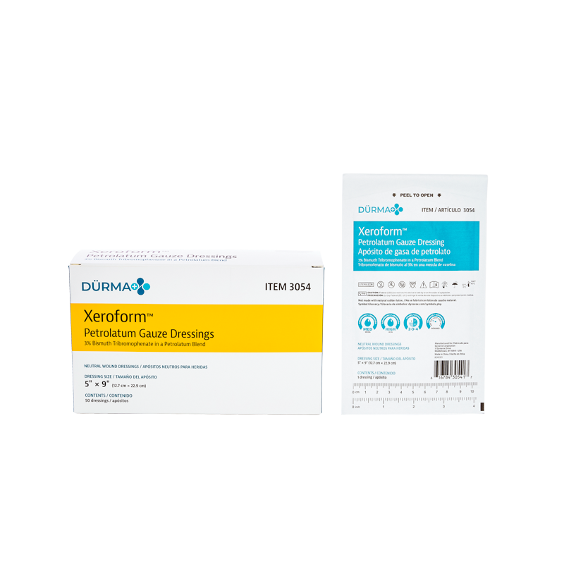 Xeroform Petrolatum Gauze Dressing, 5" x 9" - 50 pcs per Box/4 Boxes per Case