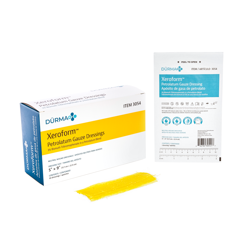 Xeroform Petrolatum Gauze Dressing, 5" x 9" - 50 pcs per Box/4 Boxes per Case