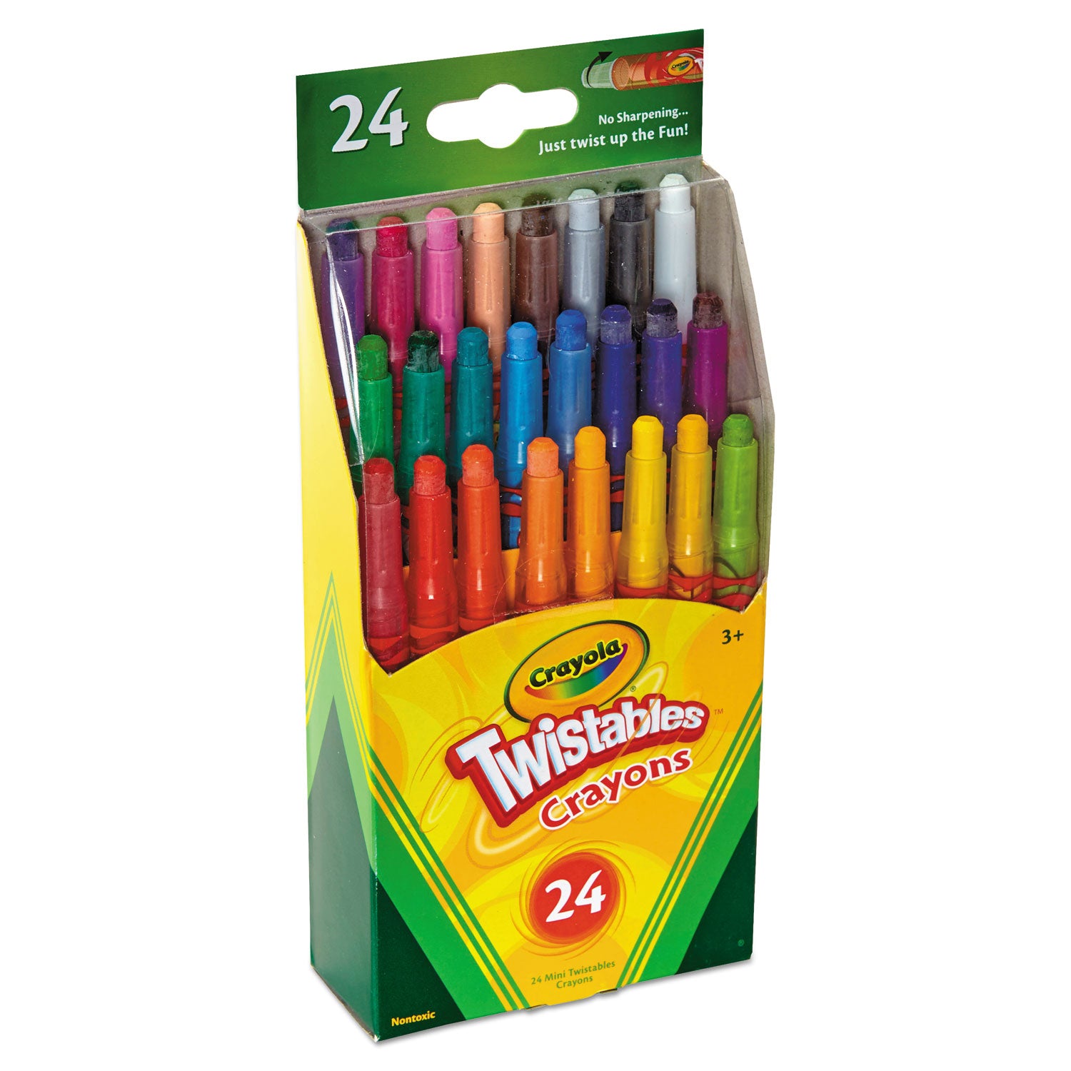 For Child - Red, Scarlet, Red Orange, Orange, Yellow-orange, Yellow, Green, Yellow Green, Blue Green, Blue, Red Violet, ... - Plastic - 24 / Set