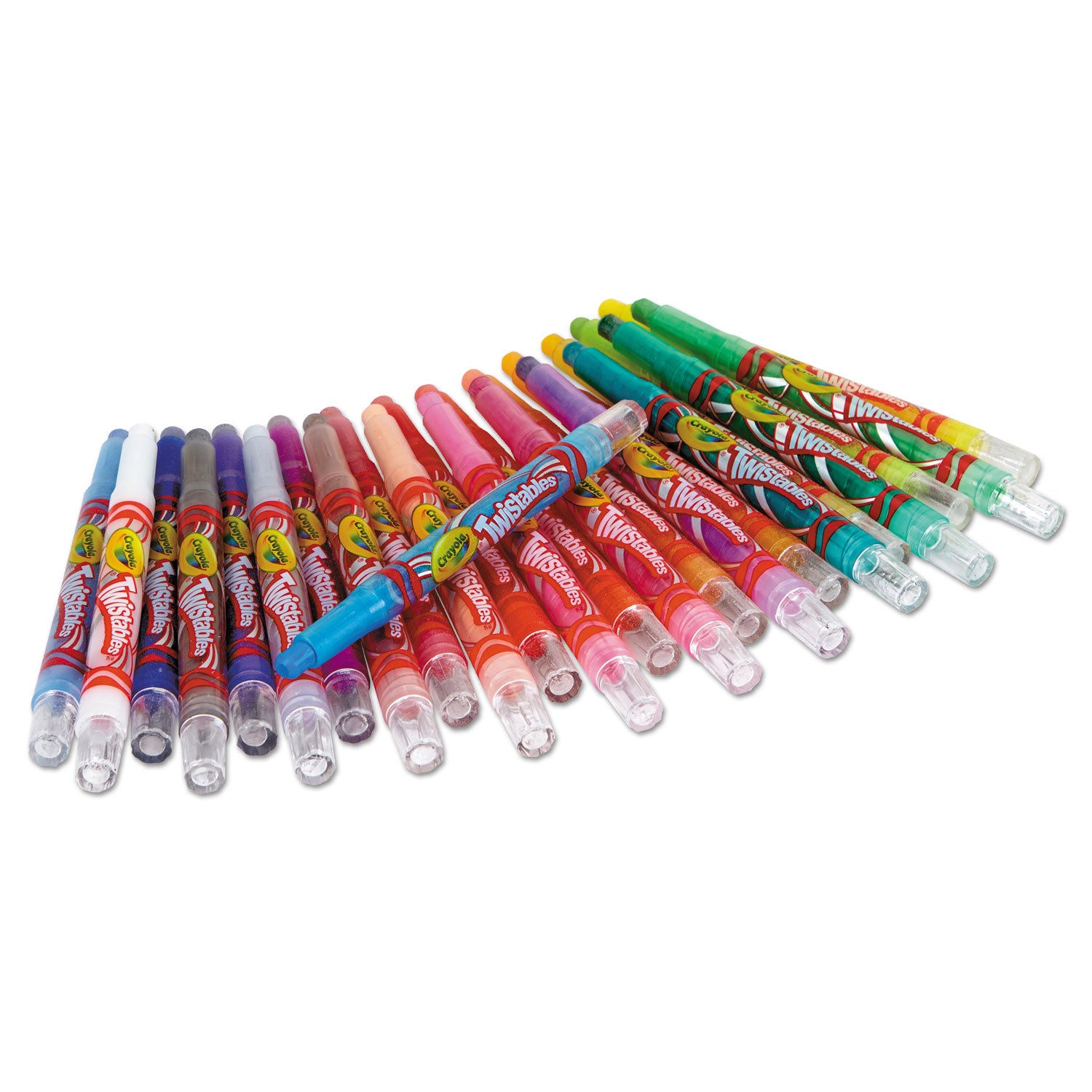 For Child - Red, Scarlet, Red Orange, Orange, Yellow-orange, Yellow, Green, Yellow Green, Blue Green, Blue, Red Violet, ... - Plastic - 24 / Set